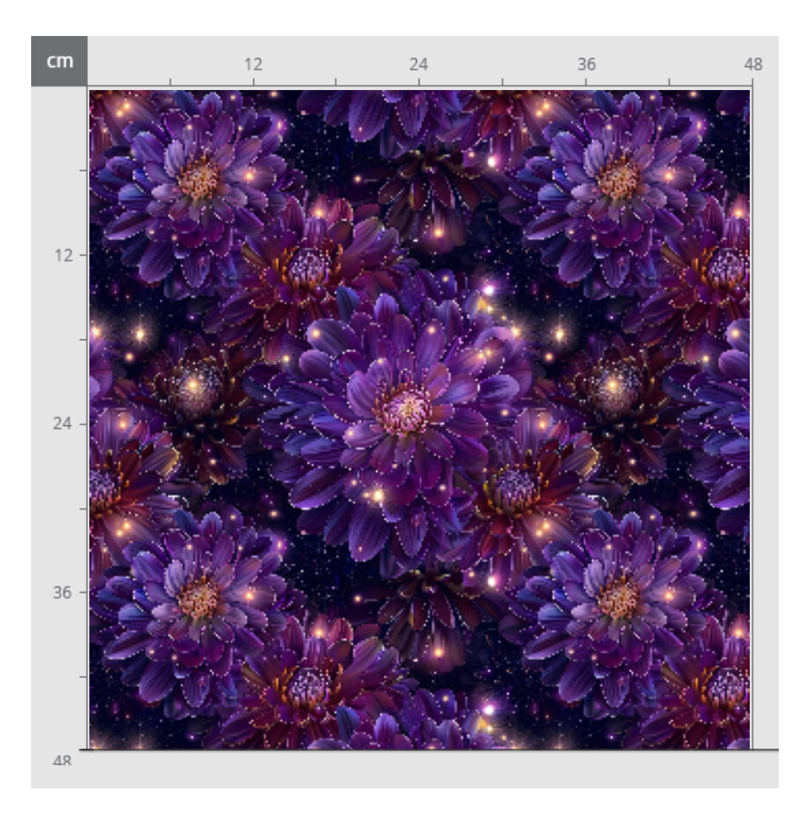 Lila Blumen Aktuellevorbestellung Stoff